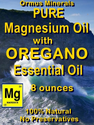 Ormus Minerals -Pure Magnesium Oil with OREGANO EO
