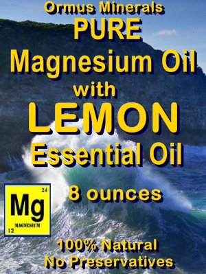 Ormus Minerals -Pure Magnesium Oil with LEMON EO